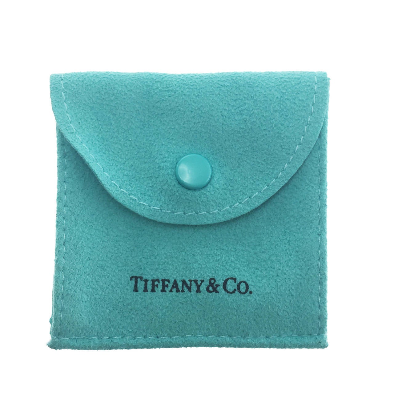 Tiffany &  Co. Schlumberger Black Enamel Diamond Gold Cufflinks 1