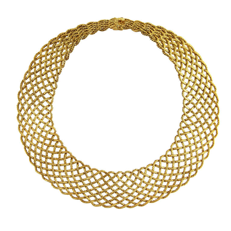 Buccellati Gold 'Crepe de Chine' Necklace
