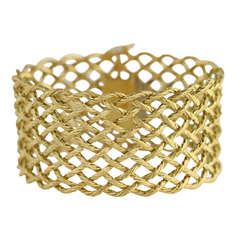 Buccellati Gold 'Crepe de Chine' Bracelet