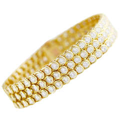 Van Cleef & Arpels Diamond Gold Bracelet 6