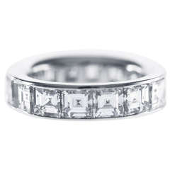 Graff Diamond Platinum Eternity Band Ring