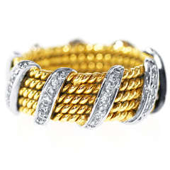 Schlumberger for Tiffany & Co. Diamond Gold Band Ring