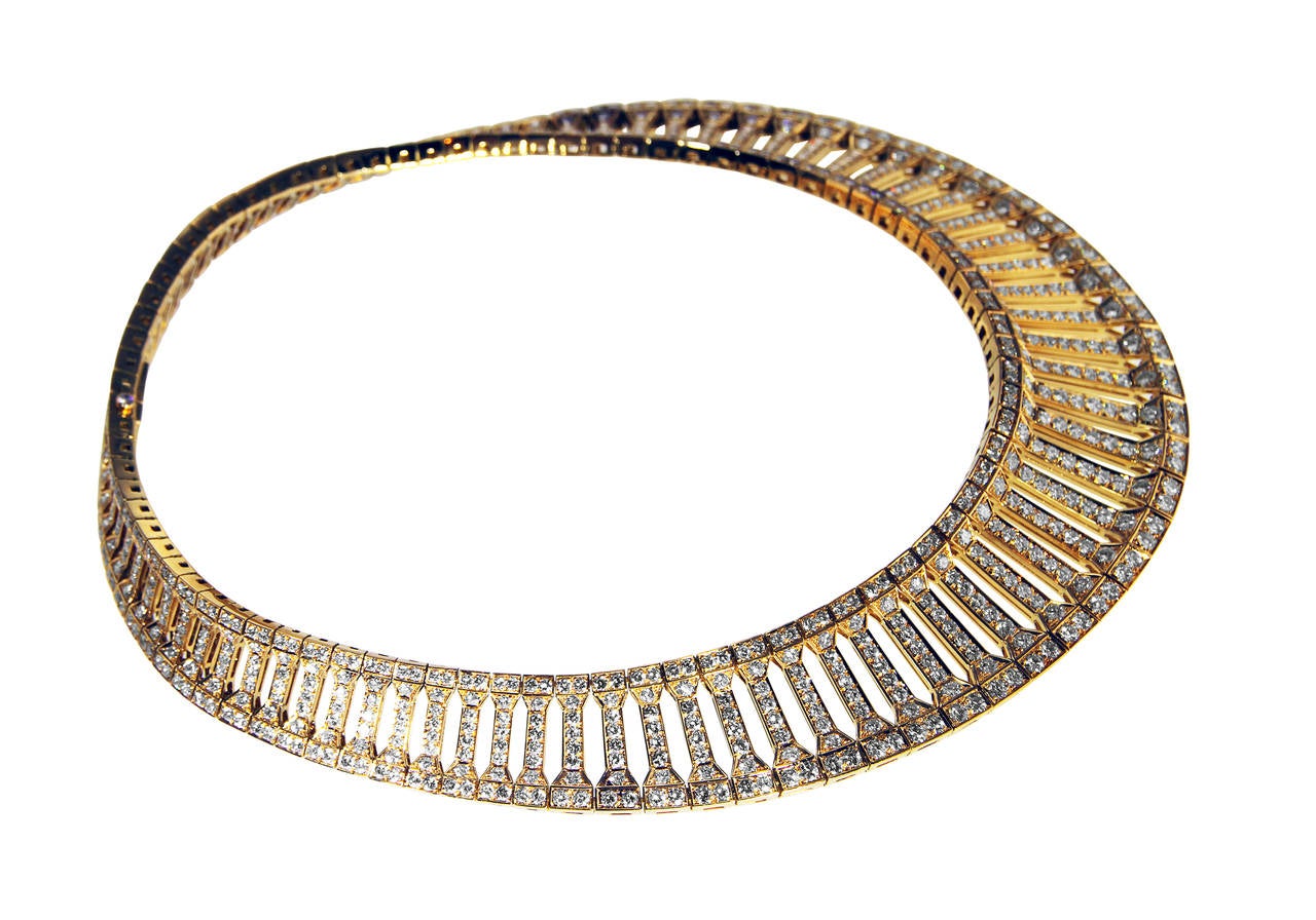 Women's Fabulous Limited Cartier Diamond Gold Necklace