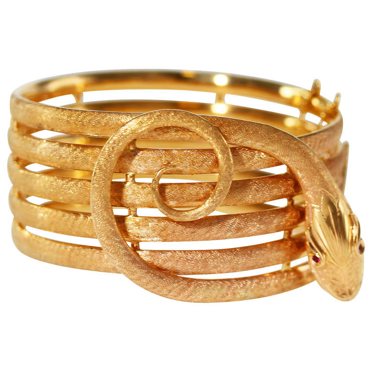 Rose gold snake bracelet Clearance