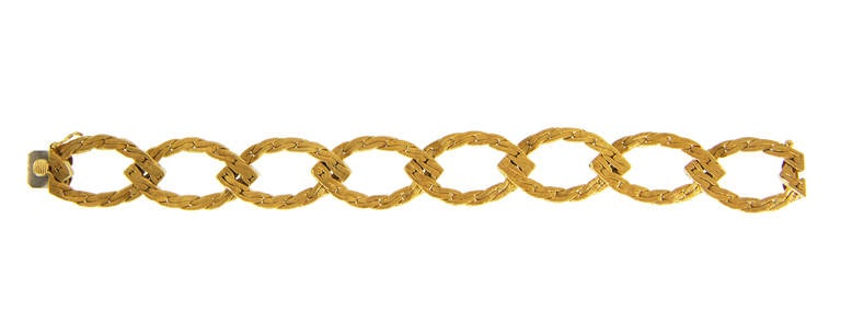 Buccellati Classic Gold Link Bracelet In Good Condition In Atlanta, GA