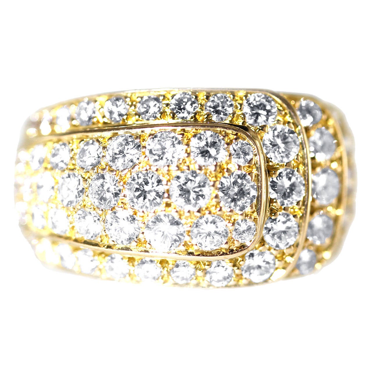 Van Cleef & Arpels Diamond Gold Ring For Sale