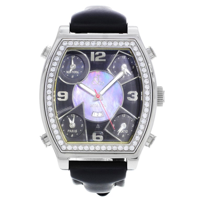 Jacob and Co. JC1 JC-1 Men's Watch in Stainless Steel at 1stdibs