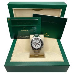 Nuovo 2024 Rolex Daytona in acciaio e ceramica con quadrante nero 126500LN