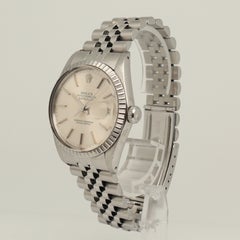 Rolex Datejust 36mm Stainless Steel Silver Dial Automatic Watch 16030