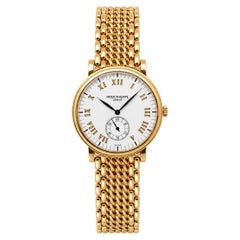 Patek Philippe Calatrava 33mm 5022/1J 18K Yellow Gold White Dial Watch