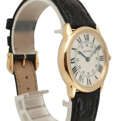 Cartier Ronde Solo de 29mm 18K Yellow Gold White Dial Quartz Watch W6700355