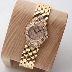 Patek Philippe Neptune 25mm 18k Yellow Gold MOP Diamond Dial Watch 4872/1