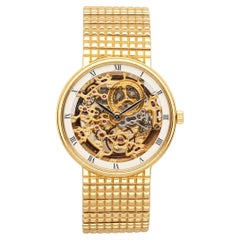 Audemars Piguet 35mm 18K Yellow Gold Skeleton Dial Manual Wind Watch 4232BA