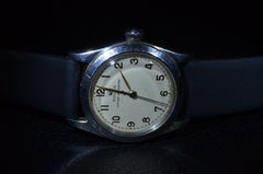 1947 Vintage Rolex Speedking Stainless Steel with Rare Pink Gold Arabic Dial!