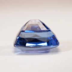 Saphir bleu de Sri Lanka, taille « coussin », 3,58 ct, certifié par le GIA, pierre précieuse en vrac
