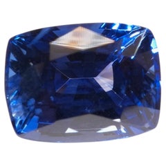 Saphir bleu de Sri Lanka, taille « coussin », 3,58 ct, certifié par le GIA, pierre précieuse en vrac
