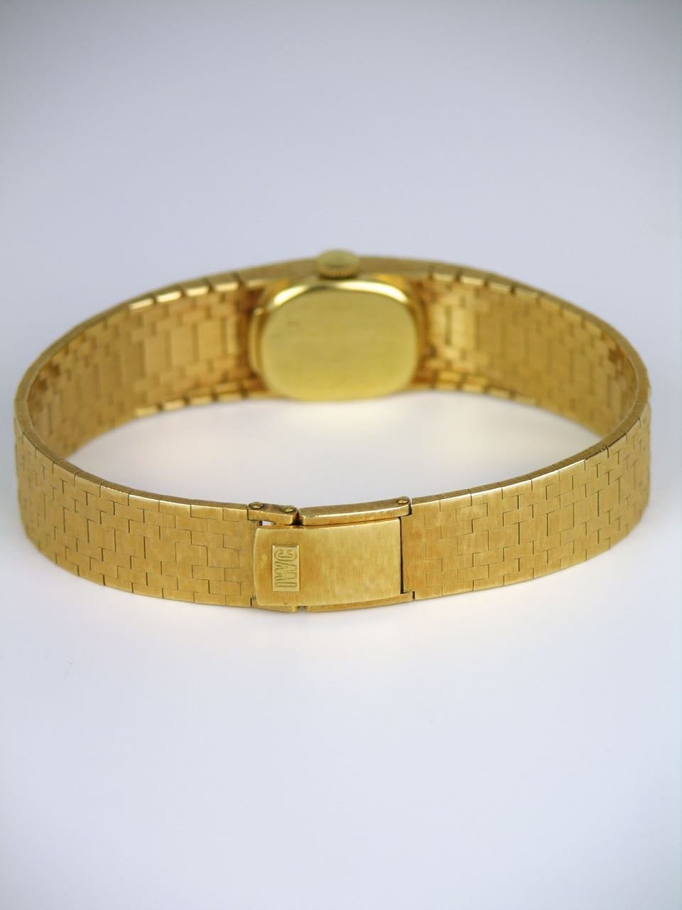 Modernist International Watch Company Lady's Yellow gold dress Wristwatch For Sale