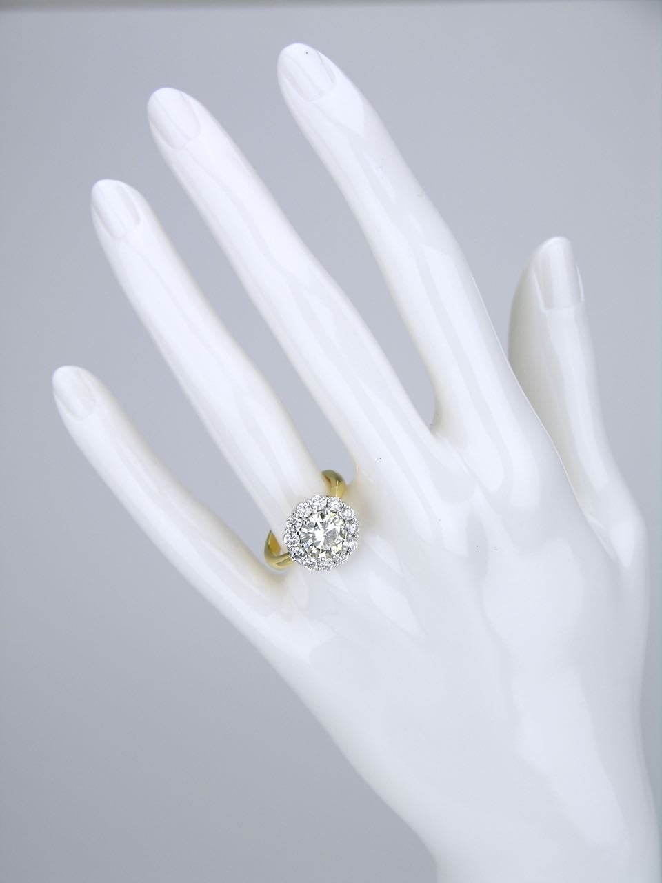 Diamond Gold Cluster Ring 4