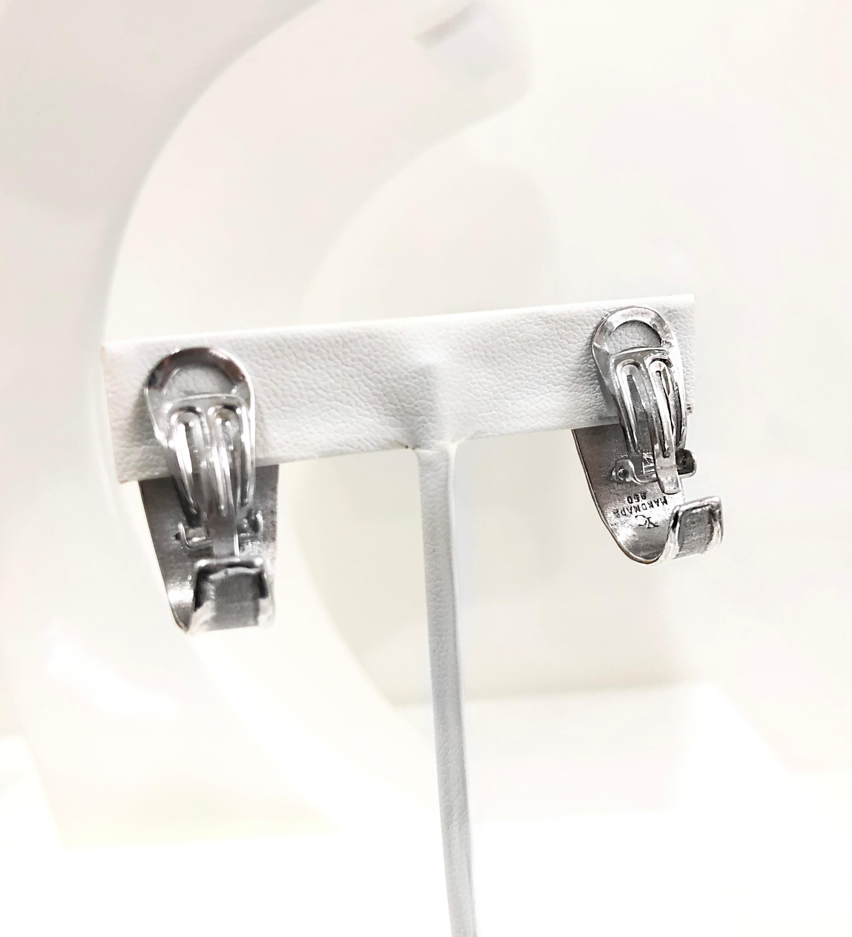 Yianni Creations Diamant-Set von Armband-Ohrringen und Anhänger mit dunklen Perlen im Angebot 7