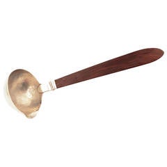 William Spratling Silver and Wood Ladle