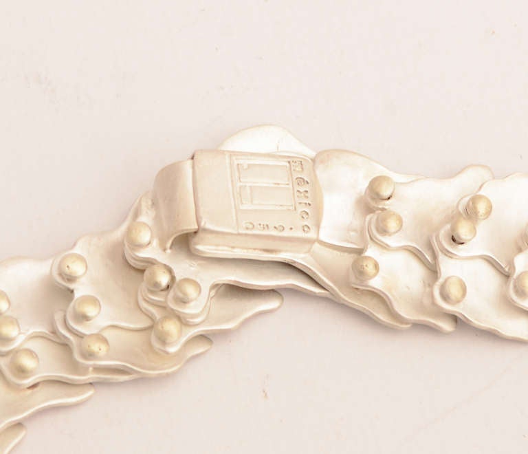 Eduardo Herrera Silver Necklace In New Condition In Darnestown, MD
