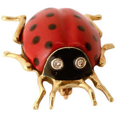 Cartier Ladybug Brooch
