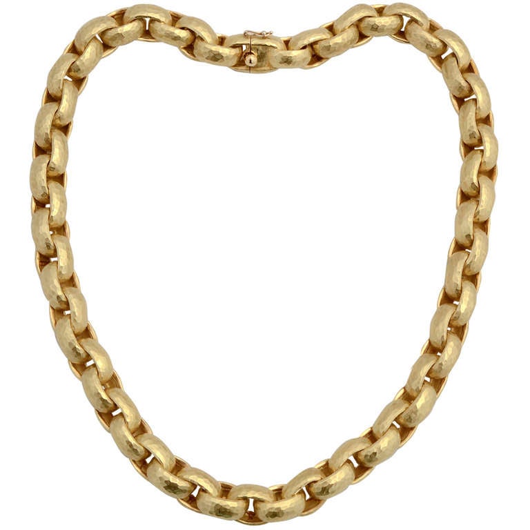 Paloma Picasso for Tiffany Gold Links Necklace