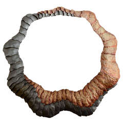 Eduardo Herrera Oxidized Silver and Tumbaga Necklace 12