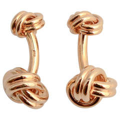 Tiffany & Co. Gold Knot Cufflinks