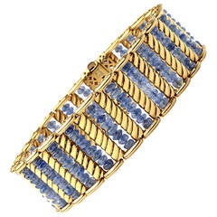 Zancan Sapphire Gold Bracelet