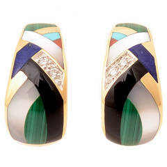 Asch Grossbardt Multistone Earrings