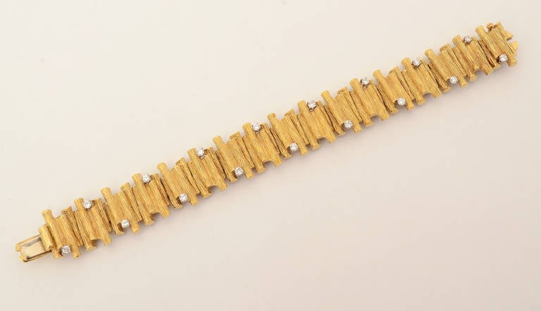 Diamond Gold Bracelet at 1stDibs