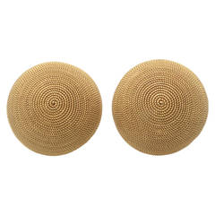 Gold Coiled Earrings 6