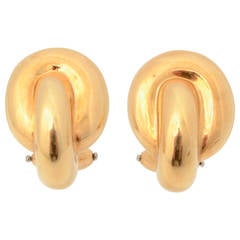 Angela Cummings Gold Knot Earrings