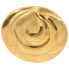 Burle Marx Modernist Gold Brooch