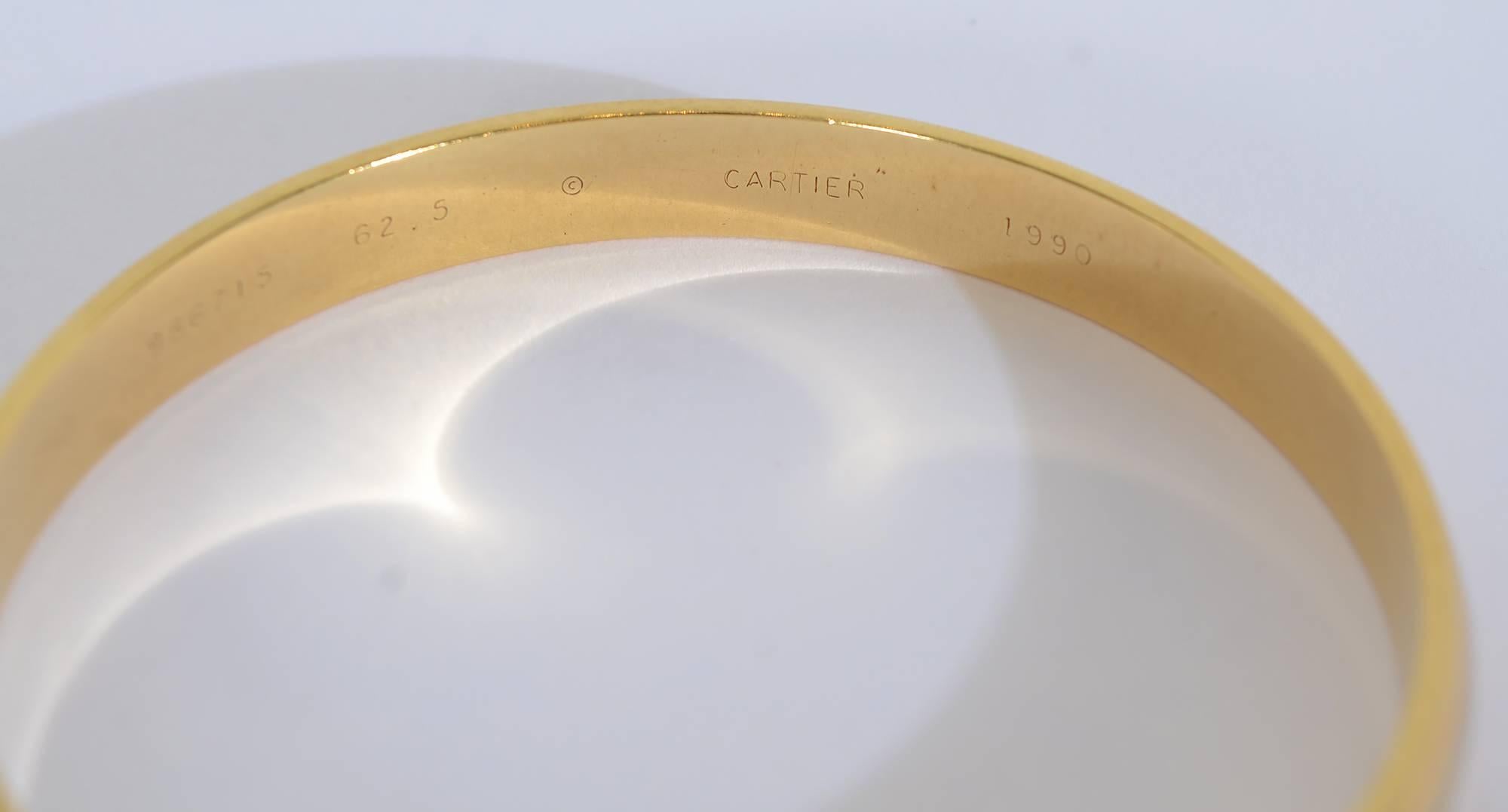 Women's Cartier Tricolor Gold Bangle Bracelet