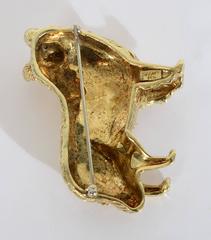 Tiffany & Co. Gold Collie Dog Brooch