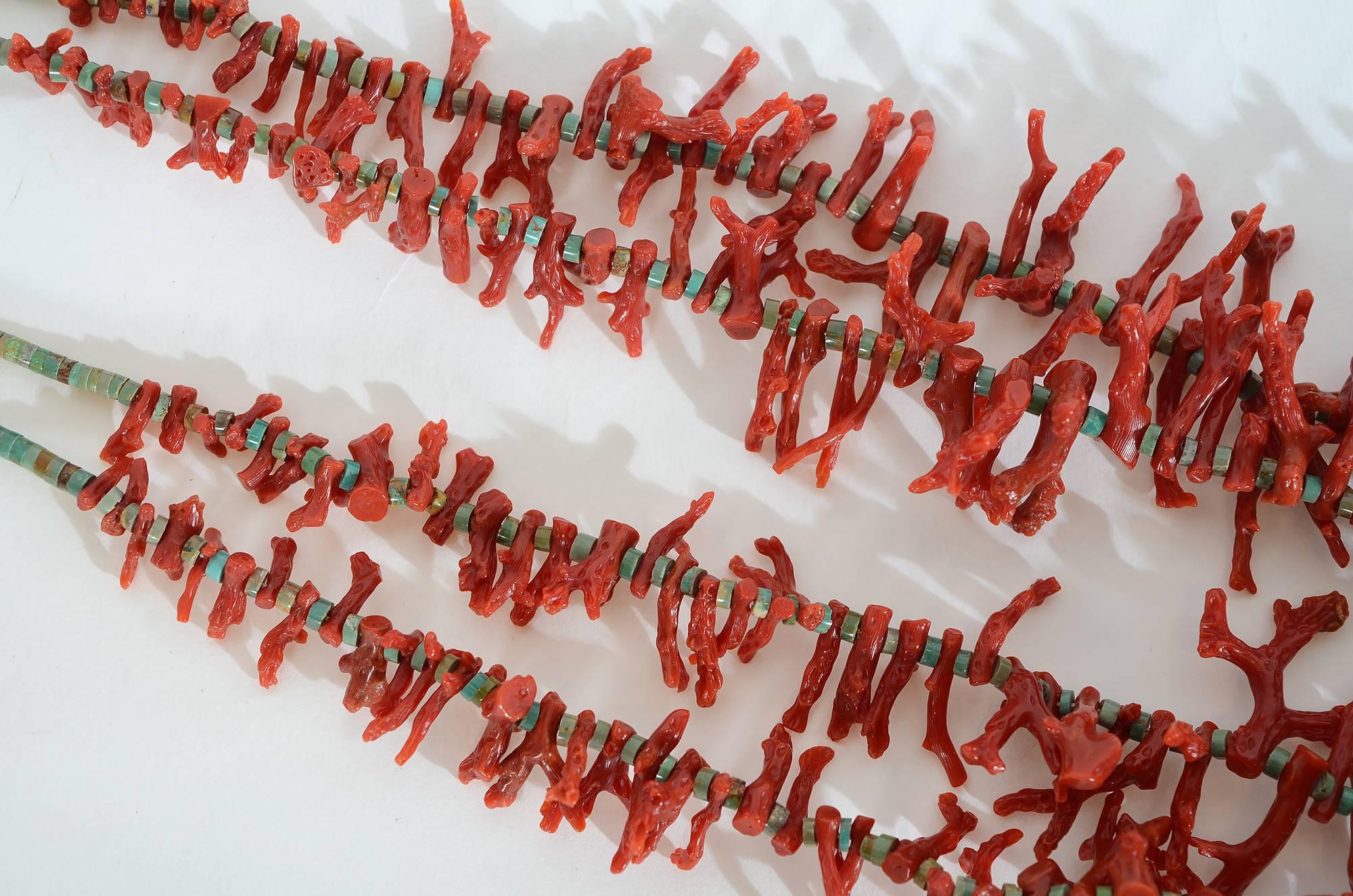 coral necklaces