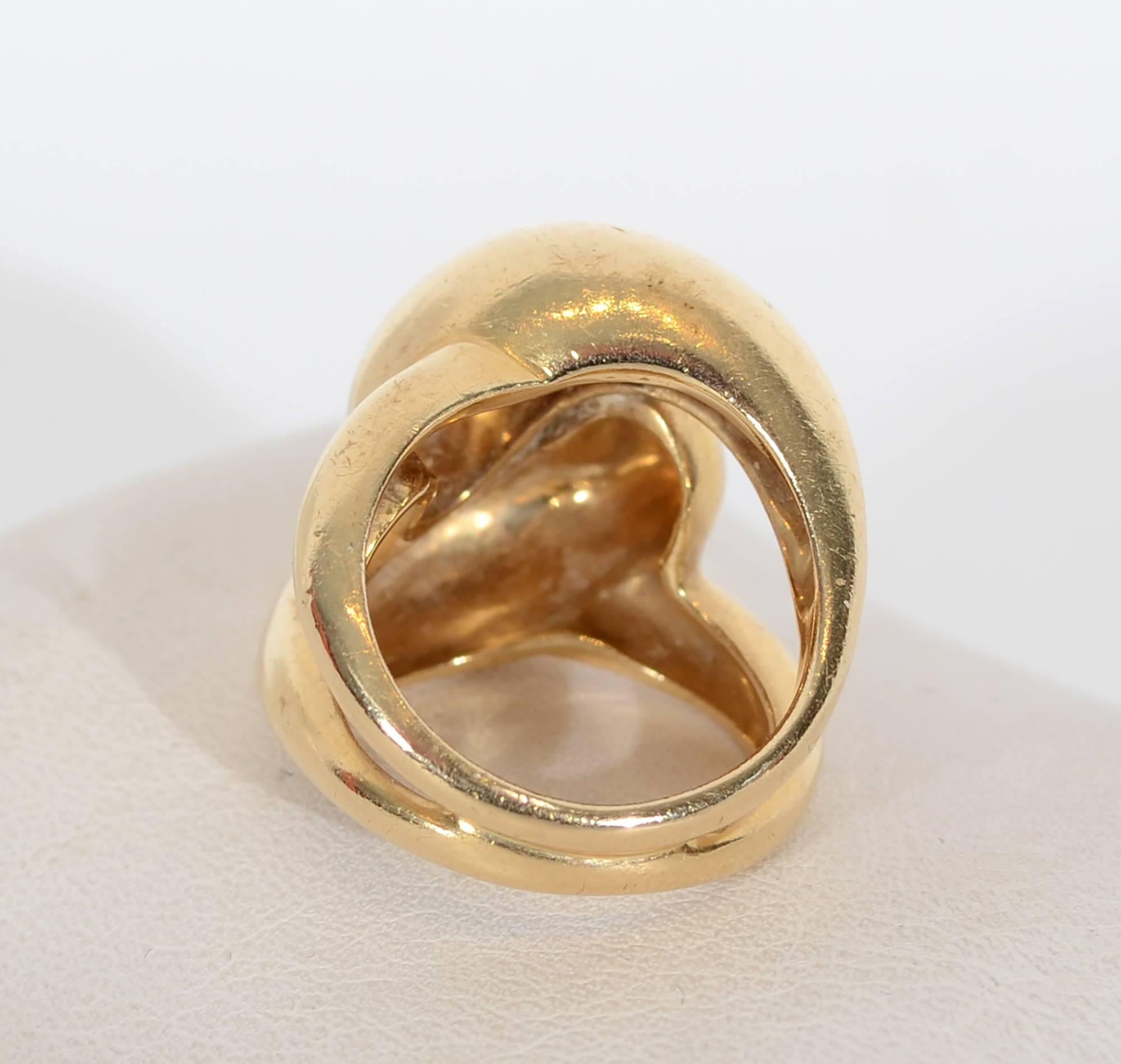 Gold Knot Ring 1