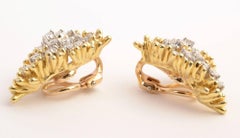 Kurt Wayne Diamond Gold Earrings