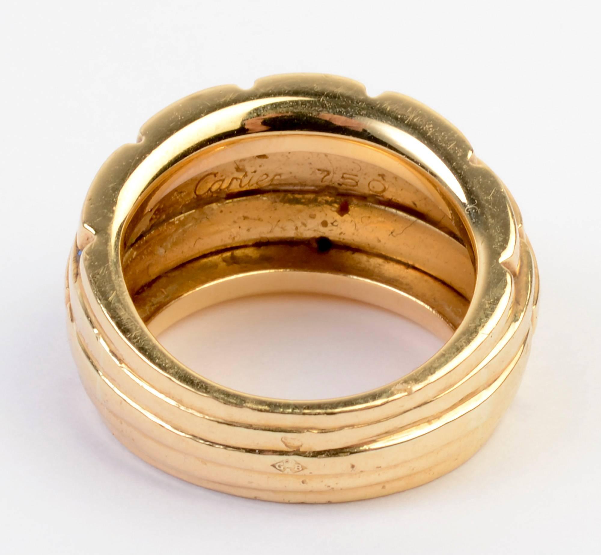 maillon panthère ring