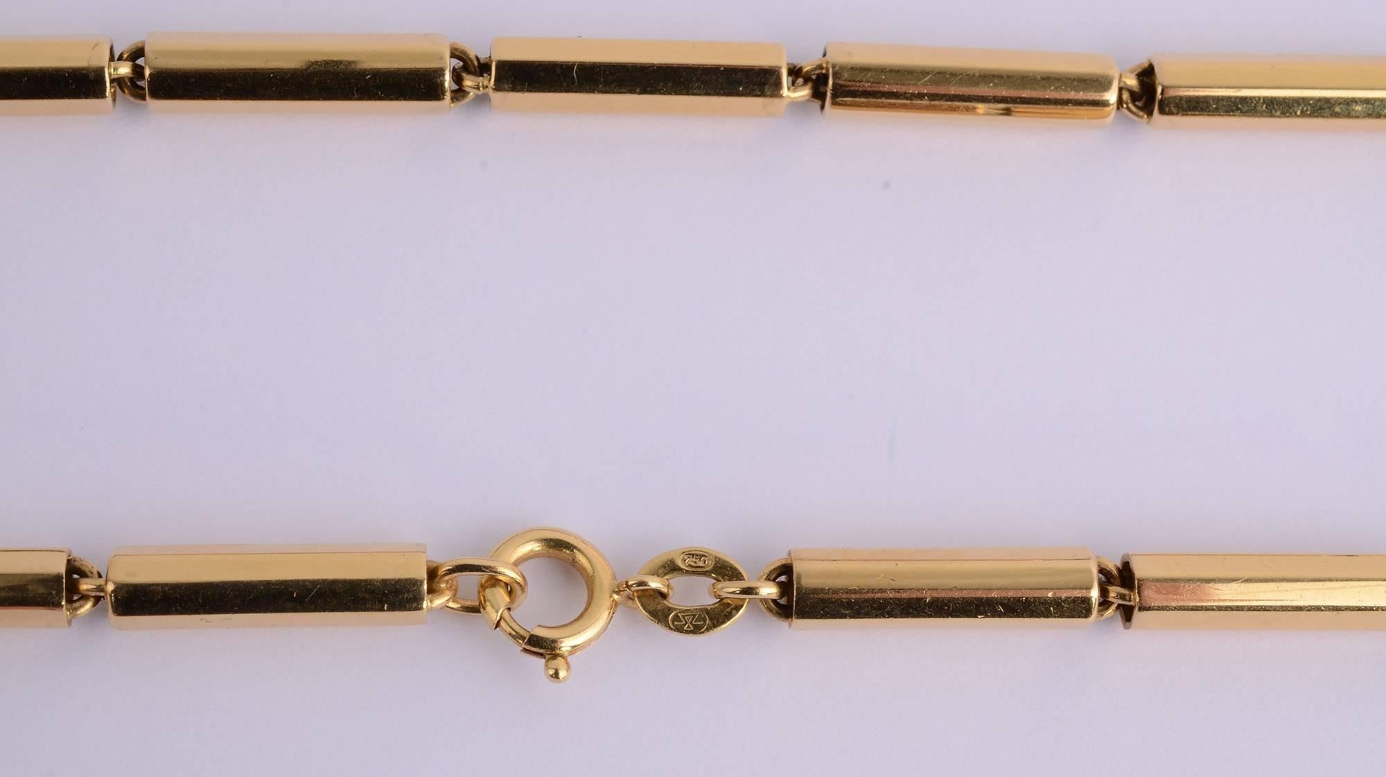 Women's or Men's Gubelin Gold Chain Necklace