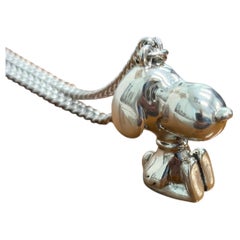 CARTIER Ciondolo Snoopy "Peanut's Gang" in argento sterling, anni '50, pezzo raro