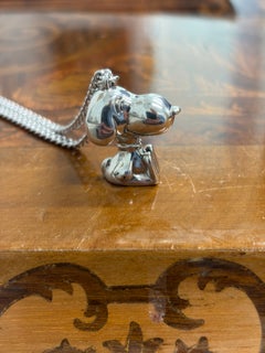 CARTIER Ciondolo Snoopy "Peanut's Gang" in argento sterling, anni '50, pezzo raro