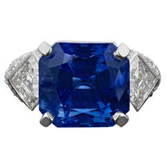 Retro Cartier Ceylon Sapphire Ring