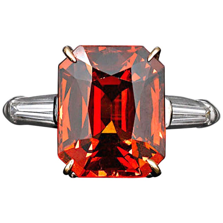 Mandarin Garnet Ring