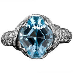 Vintage Tiffany & Co. Jean Schlumberger Aquamarine Ring
