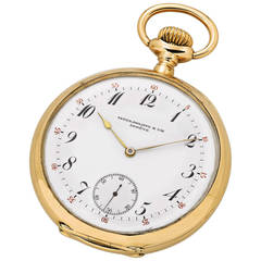 Patek Philippe Yellow Gold Imperial Russian Chronometro Gondolo Pocket Watch