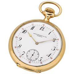 Used Patek Philippe Yellow Gold Imperial Russian Chronometro Gondolo Pocket Watch