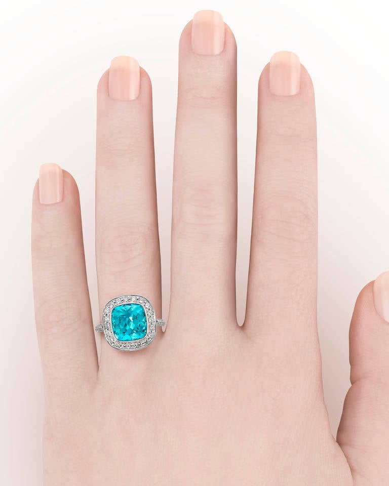 brazilian paraiba tourmaline rings